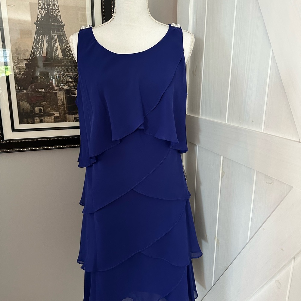 Women’s blue formal dress